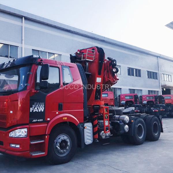 Knuckle Telescopic Boom Lorry Mounted Crane 20t