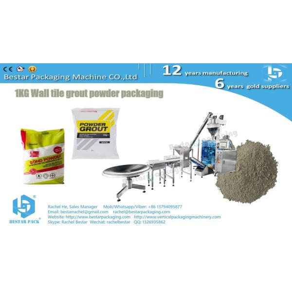 Cement powder 5kg pouch fully automatic packing machine BSTV-650DZ