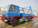 dongfeng new 190hp diesel swing arm skid garbage truck for sale, HOT SALE!