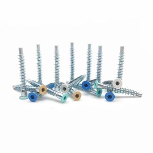 Countersunk Head Hexagonal Socket Screw Self Tapping Roller Thread Straight