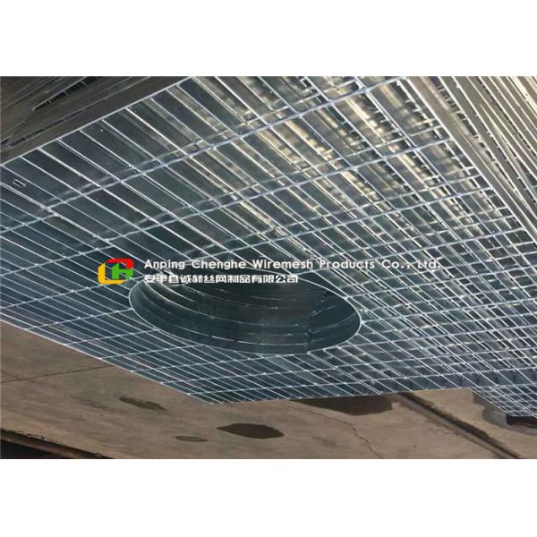 Special Shape Galvanized Floor Grating For Petroleum / Chemical Projects