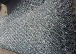 China Galvanized Stainless Steel Hexagonal Wire Mesh Anti Corrosion 5m To 50m on sale