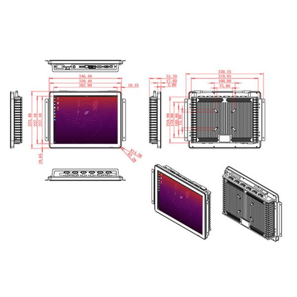 15-Inch Linux Display for Industrial HMI Panels and Factory Control