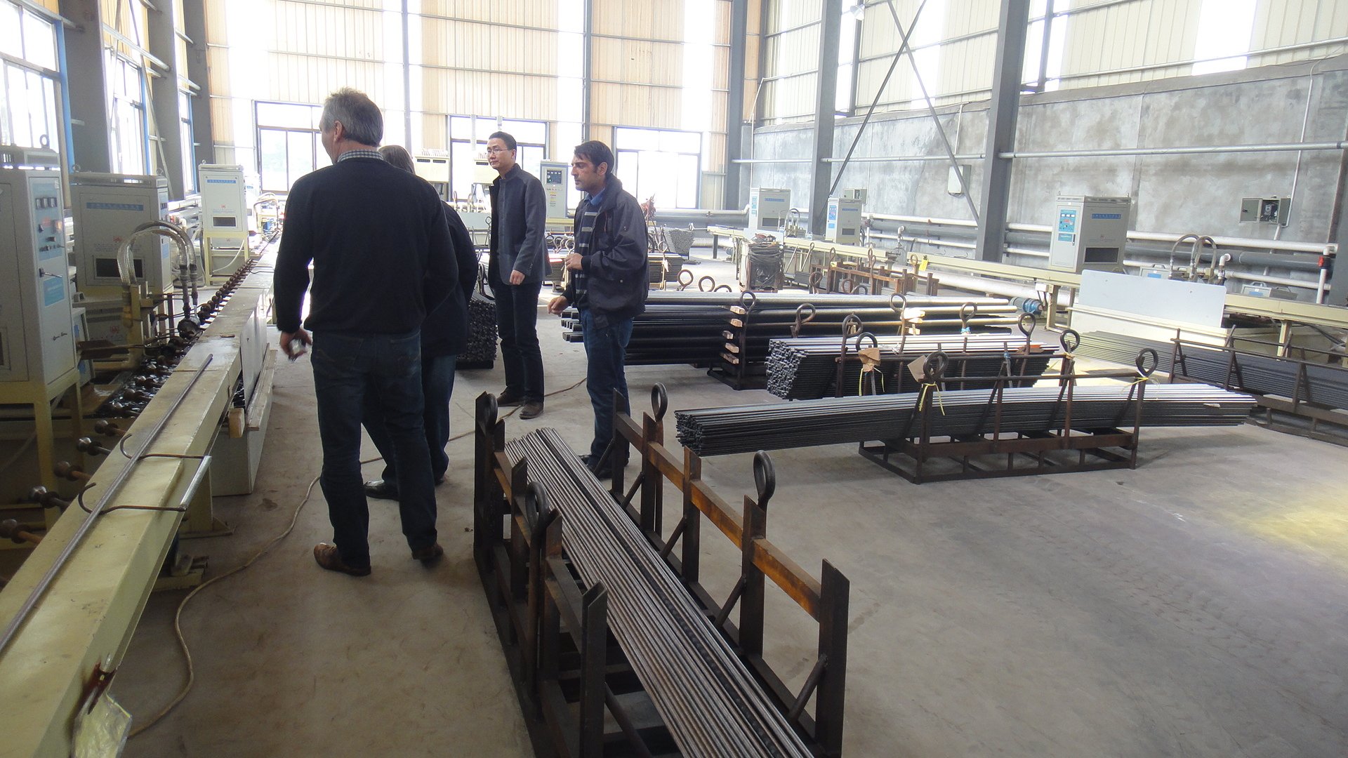 High Production induction heating machine 24 Hour Running Automatic Continuous Production Line