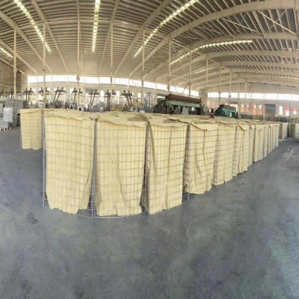 Welded Type Square Hole Gabion Defensive Barrier
