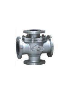 Quality Four Way Ball Valve Steel Ball Valves Trunnion Mounted Type for sale