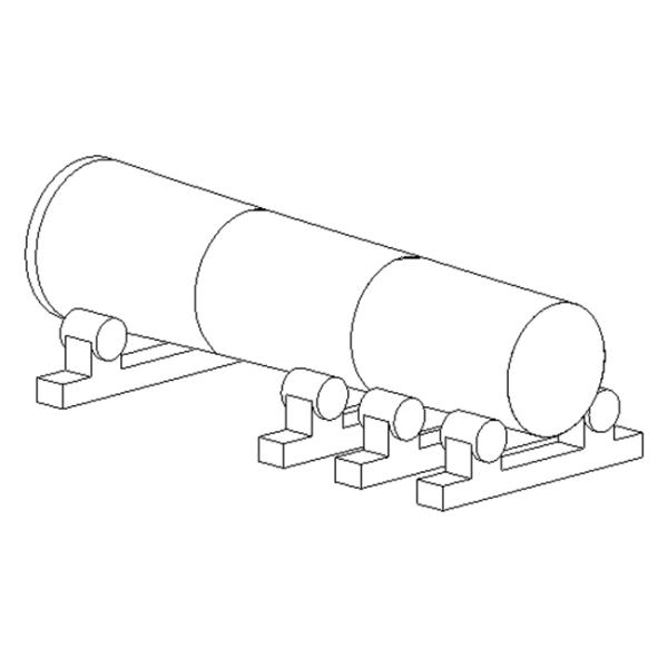 80 T Rotator With Polyurethane Wheels Motorized Mobile Rotating Rollers For Assisted Welding