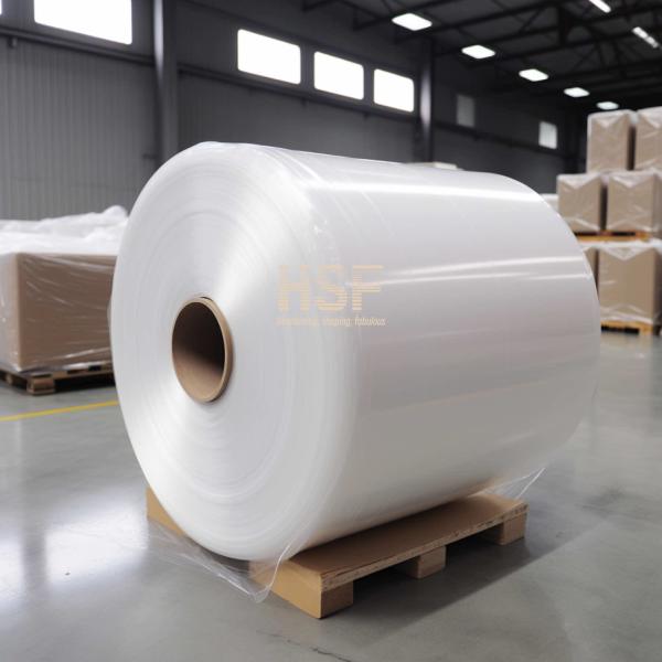 50μm Translucent White Monoaxially Oriented Polyethylene Film for Packaging and Lamination