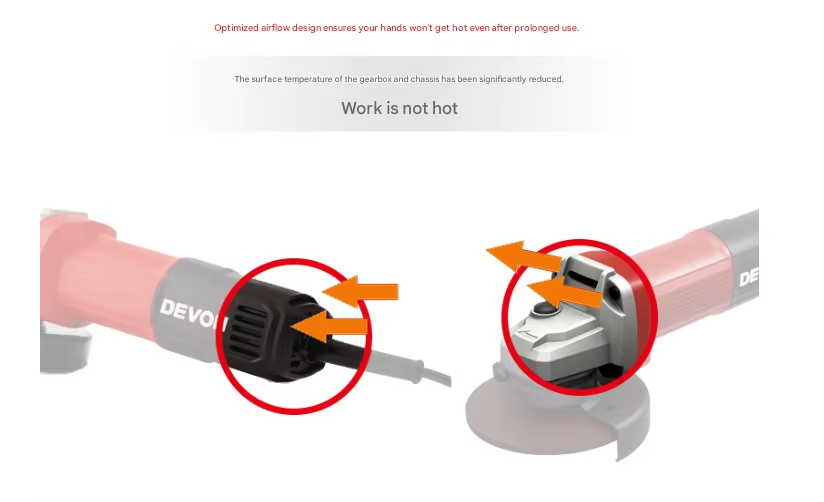 DEVON 2827 Angle Grinder/Fine Shank Cutter/Multi-functional Grinding and Polishing Machine