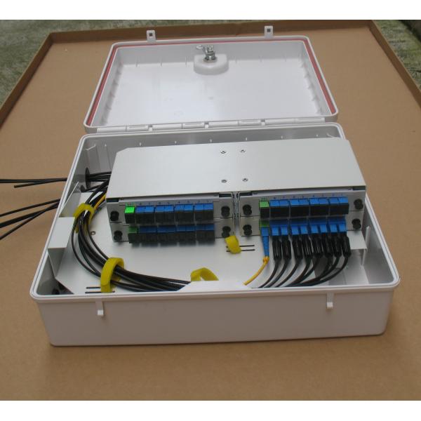 Fiber Optical Distribution Box IP65 Outdoor PLC Splitter Wall Mounted