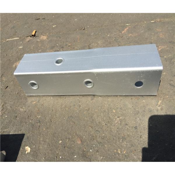 Galvanized Square Tube Sign Post Perforated Pipe Posts With Custom Length