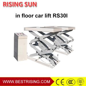 Quality Car workshop used pneumatic scissor space saving car lift for sale CE for sale