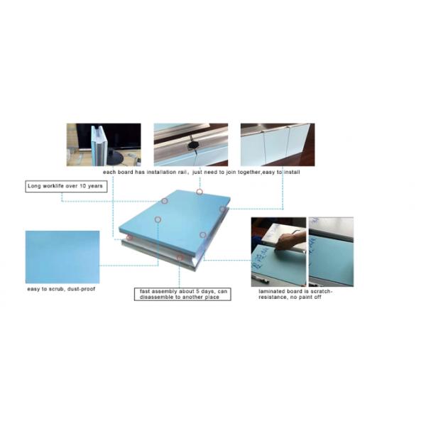 Ceiling Workshop Cleanroom Wall Panels with Laminar Flow and Digital Control Touch Screen