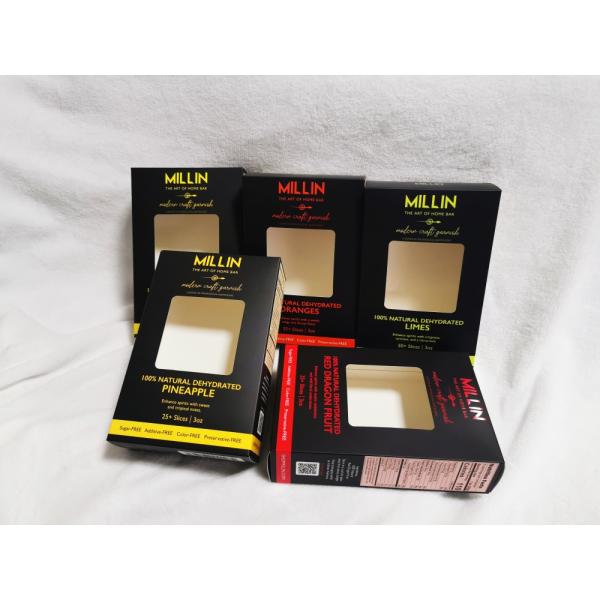 Customized Cardboard Dry Fruit Packaging Carton Box With Offset Printing Spot UV