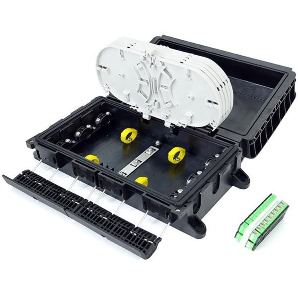 96 Core Aerial Inline Fiber Optic Enclosures Outdoor Flangeless