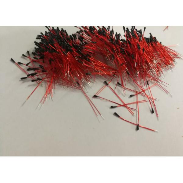Medical Application Precise Varnished Wire Miniature Sensor Bead NTC Thermistor 30KOhm 3953 With Bendable Enamelled Wire