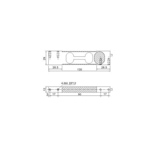 2kg / 3kg Analog Output Load Cells For Weighing , C3 IP65 Precision Load Cell