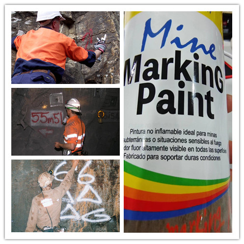 Non-Flammable High-Temperature Resistant Durable Mine Marking Paint for Underground Mining Aerosol Spray Paint