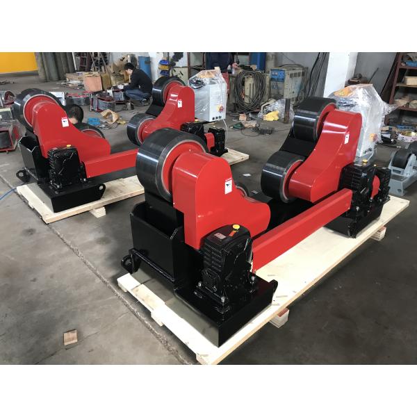 Remote Hand Control 20T Self Aligning Tank Turning Rolls / Pipe Rollers For Welding