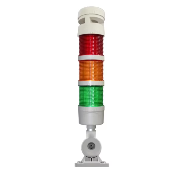 M4 Customizable LED Stack Light 12V 24V AC220V Indicator Warning Tower Lamp With Steady Flash Buzzer Function