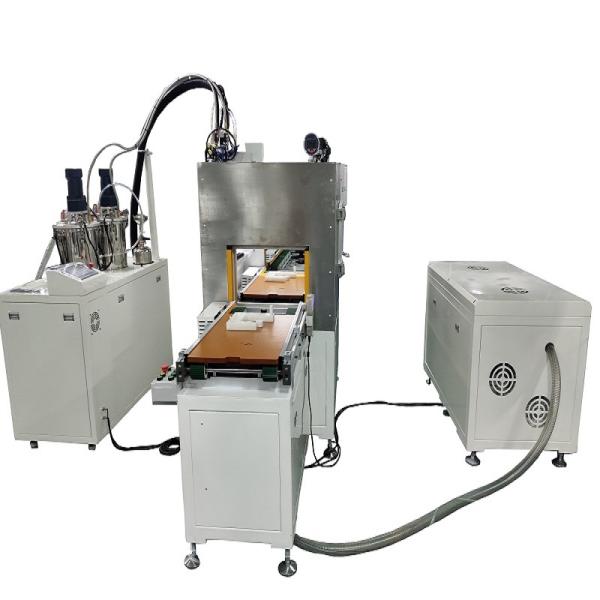 AB polyurethane mixing dispenser double liquid dispensing pu applicator vacuum chamber potting epoxy machine