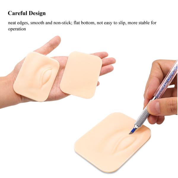 3D Silicone Permanent Makeup Practice Skin Eyebrow Microblading