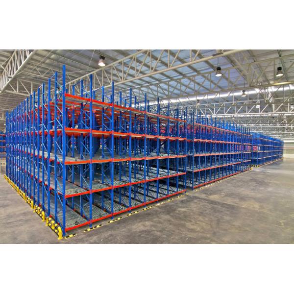 B43 Warehouse Storage Gravity Pallet Racking System Carton Flow Roller Rack Live Pallet Rack