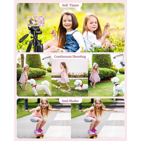Shockproof Compact Digital Camera Autofocus 50MP 16X For Beginner Photography