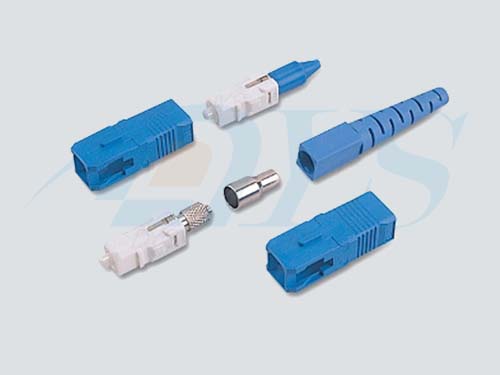 SC Ceramic Singlemode Fast Fiber Optical Connectors For Telecom / CATV Systems
