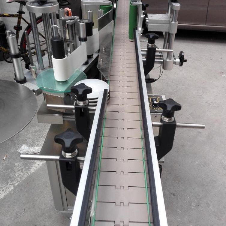 Automatic Top And Side Labeling Machine Dual Position Label Applicator For Packaging Automation