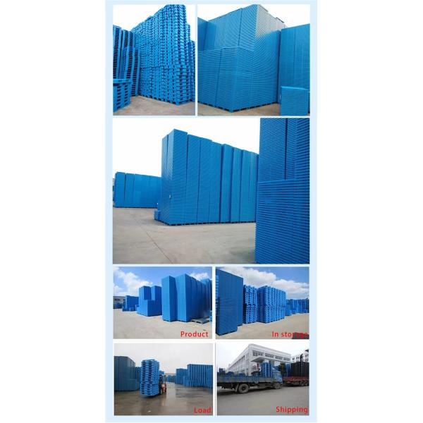 Multi Size Lightweight Plastic Pallet Black Euro HDPE Pallets