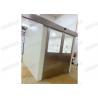 PLC LED Cargo Airlock Cleanroom , LCJ  Portable Air Shower Material Pass Through for sale