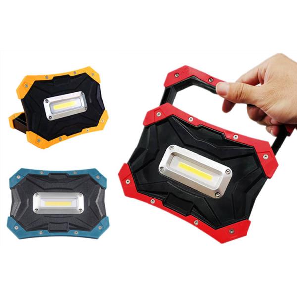 10W Rectangle COB LED Portable Outside Flood Lights USB AC DC Rechargeable