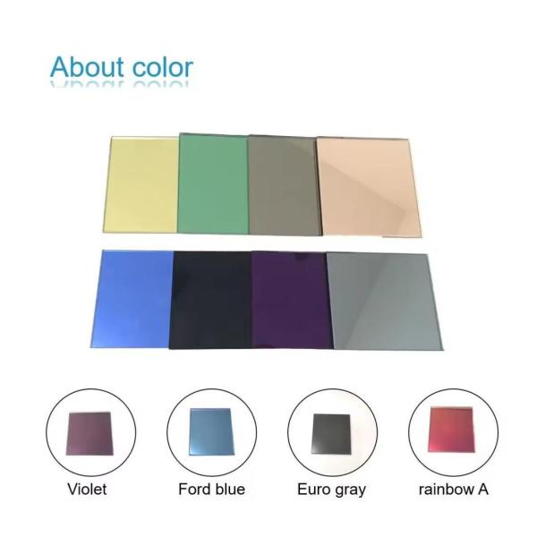 Colored Mirror for Decoration Laminated/Insulated/Float/Patterned/Tempered Glass