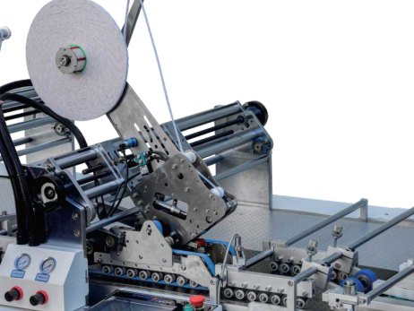 LY-800ACT-T Fully Automatic Double-sided Tape Application Machine With Alignment Adjustment Gift Box Tape Pasting Paper Box Tape Application Equipment