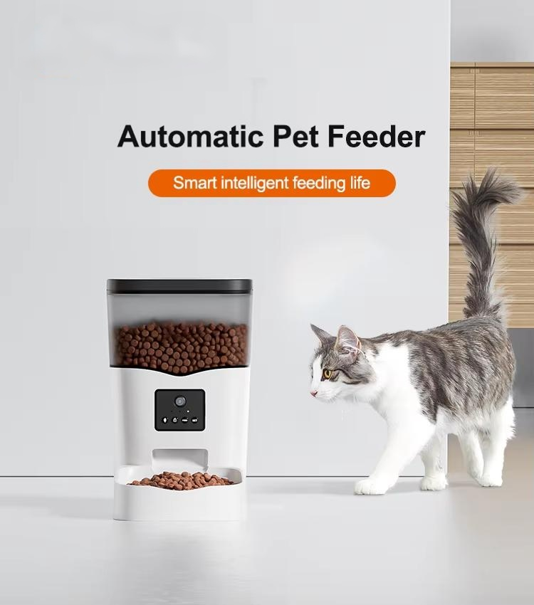 Customizable 3L Intelligent Automatic Eco-Friendly Plastic Waterproof IPX5 Pet Feeder Modern Timed Quantitative Dog/Cat Food