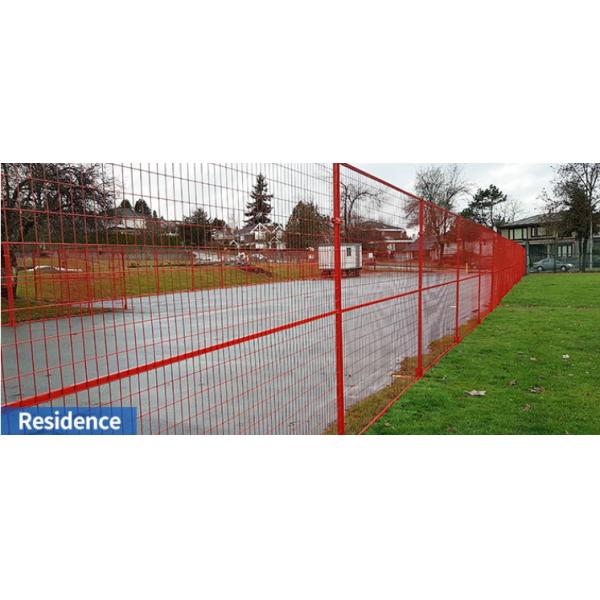2.5mm Wire Diameter Galvanized Welded Temporary Fence For Construction Sites