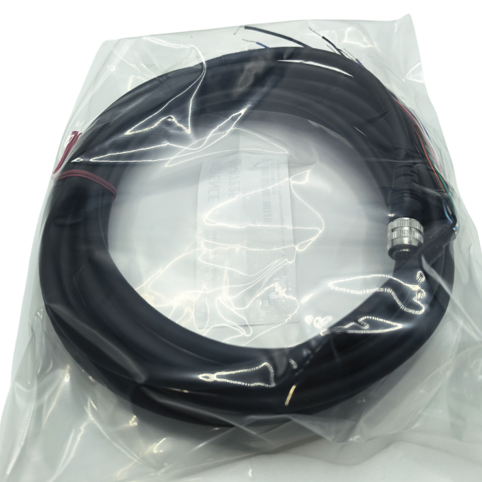 KEYENCE OP-87225 Barcode QR Code Reader Control Cable 5M Anti Interference and Bending