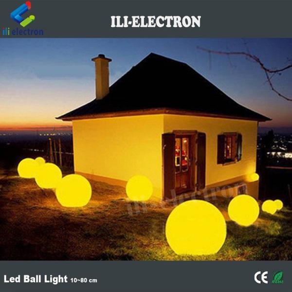 PE plastic glowing drop ball light