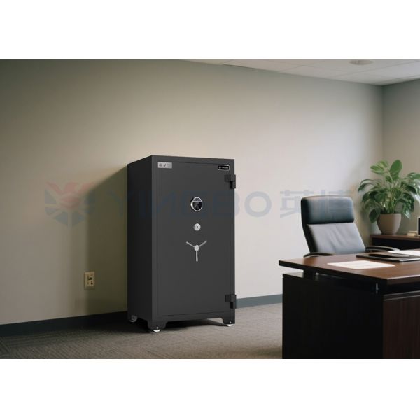 Fire safe box in residential setting protecting important documents and valuables