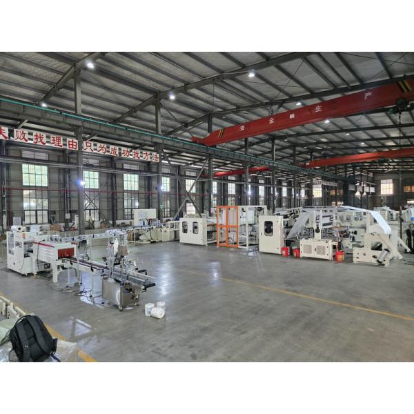 High speed automatic label applicator maxi roll printing kitchen towel paper making machine production line price