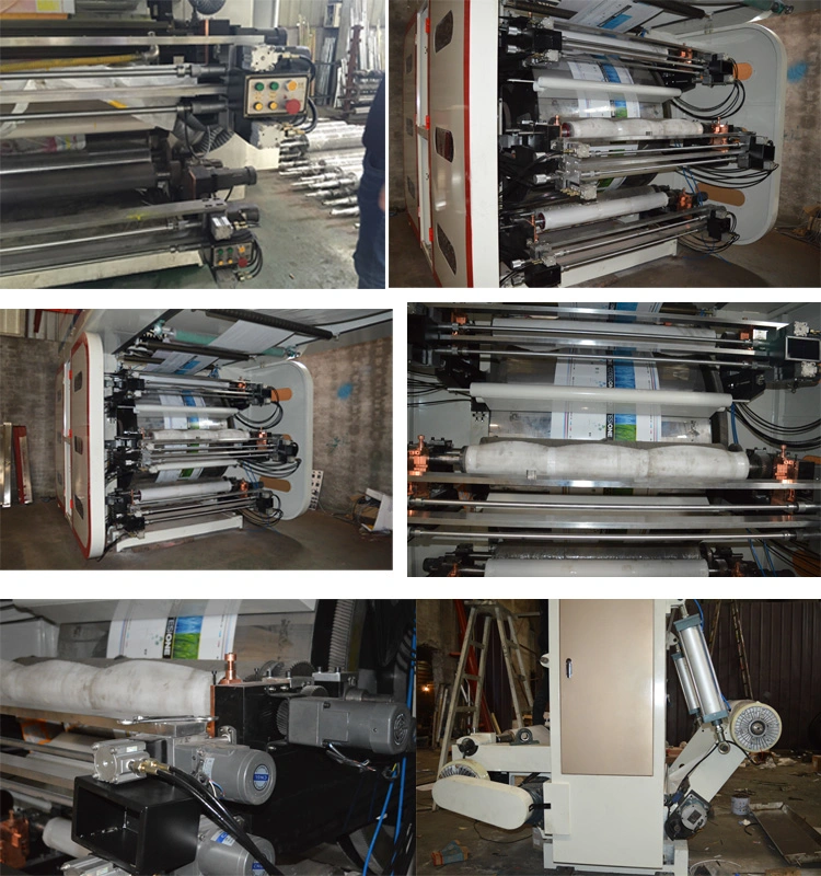 Multicolor Narrow Web Roll To Roll Flexo Printing Machine For Paper Film