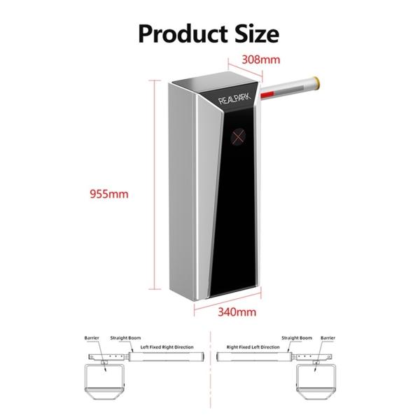 0.9S/3m Car Park Barrier Gate Traffic Automatic Car Barrier System