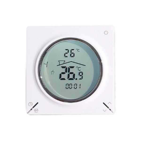 Seven Day Weekly Programming Thermostat Circular Screen Heated Floor Controller