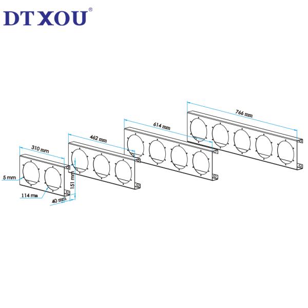 E Mark Certification 4-inch Round Bulb Trailer Lamp Square Multifunctional Trailer Tail Lamp