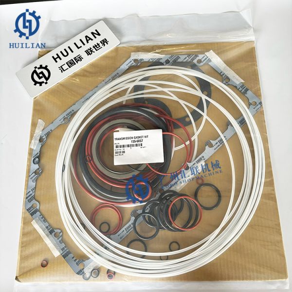 155-6057 Transmission Overhaul Gasket Seal Kit Pilot Valve Oil Seals for WA120-3 WA150-3 WA180-3 Bulldozer Excavator Parts