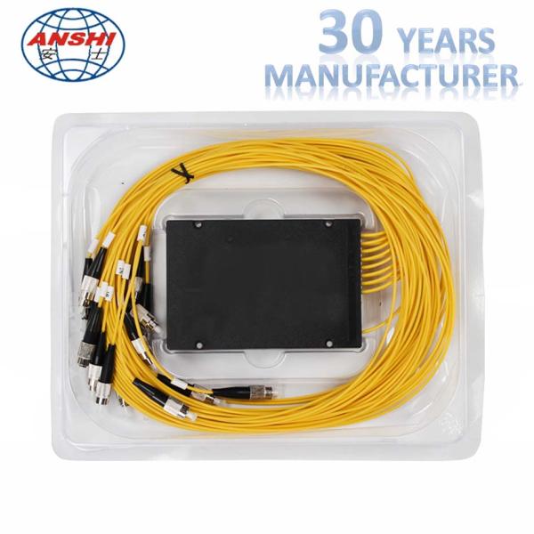Ftth Cassette Type Fiber Optic Accessories Splitter Plc 1x16
