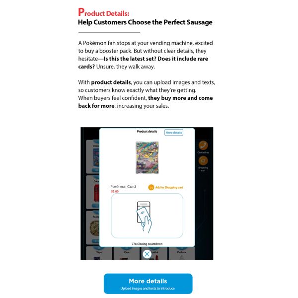 Toy Vending Machine for trading card sales offering practical solution to limited store space and rising labor costs