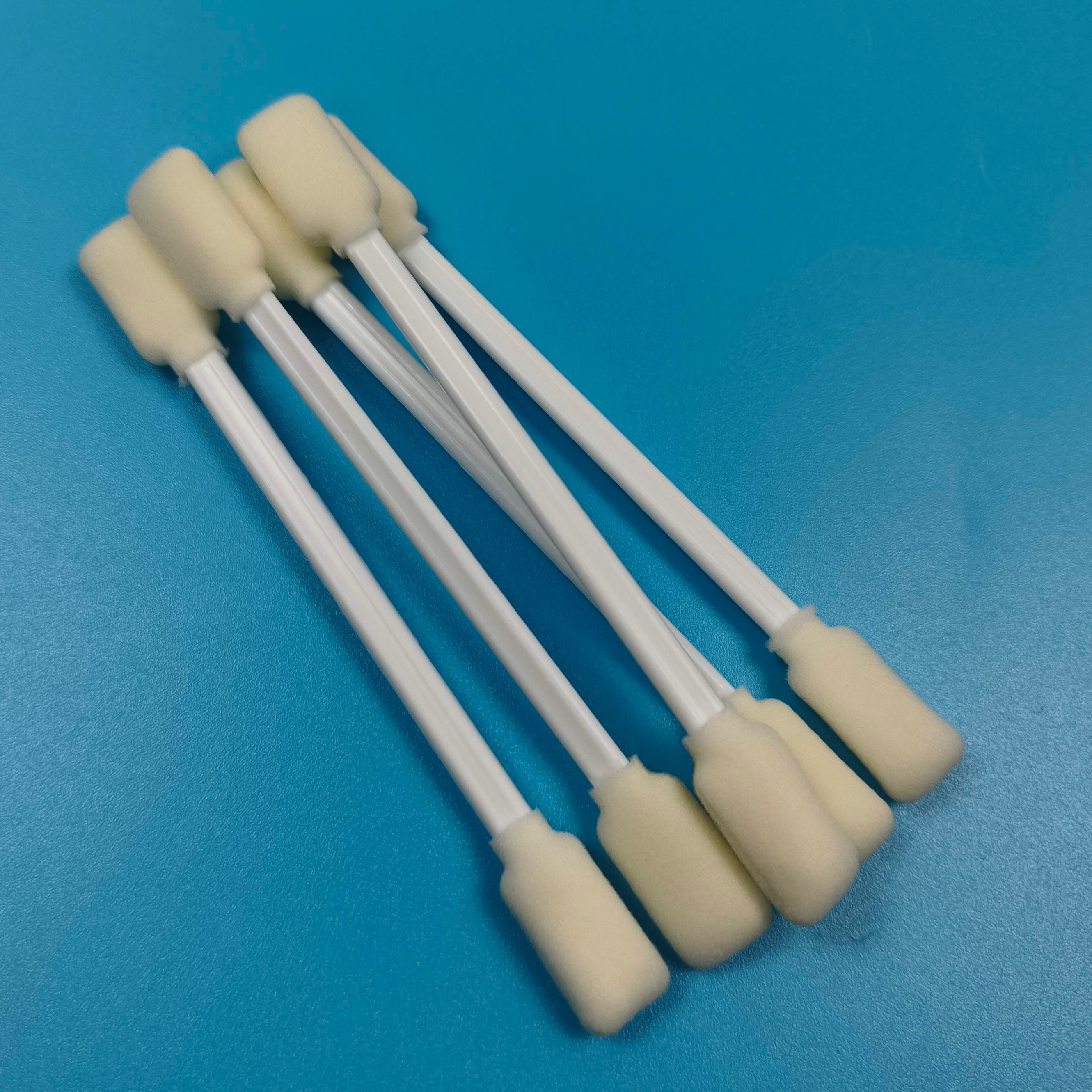 White PP Stick Double Ended Rectangular Sponge Cleaning Swab Mimaki Printer Cleaning Foam Tip Cleanroom Swab