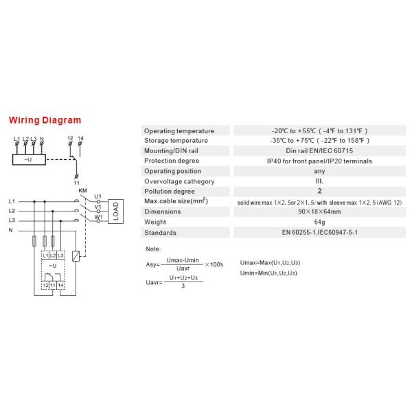 RV8-03~08 Neutral Failure Protection Relay AC 10A